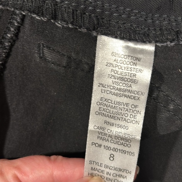 Democracy Ab technology tummy control faded black ankle Jean size 8 - Picture 9 of 10